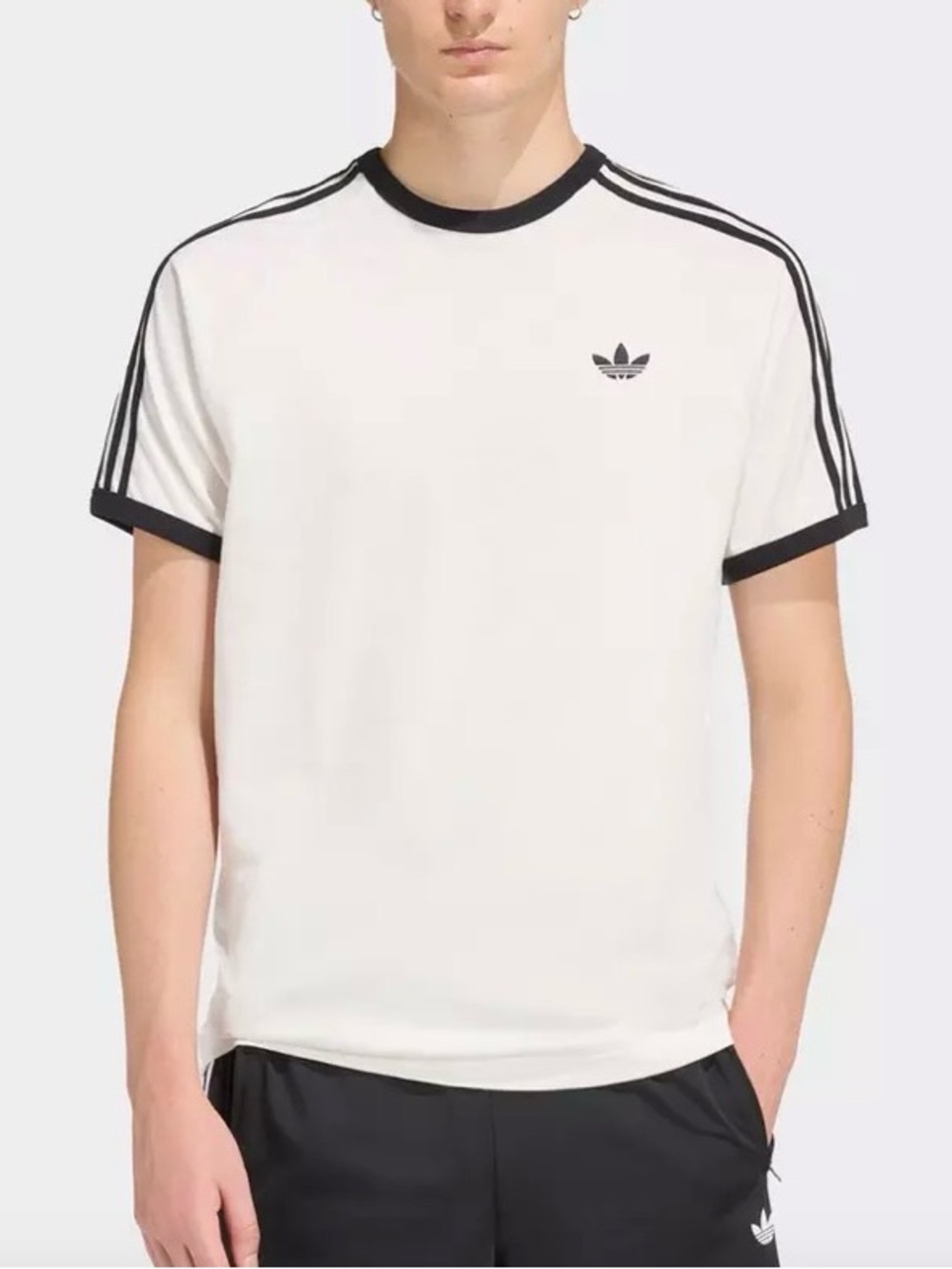 adidas Originals Adicolor Classics 3-Stripes Tee -White- Sz S NWT